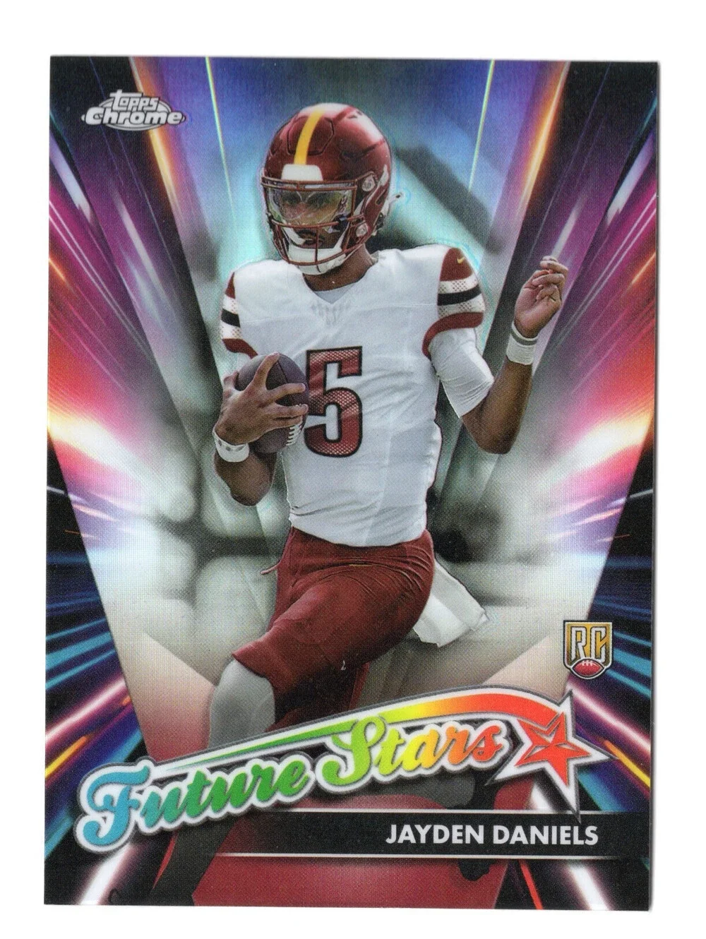 2024 Topps Chrome - Future Stars Jayden Daniels #FS-2 Refractor (RC)